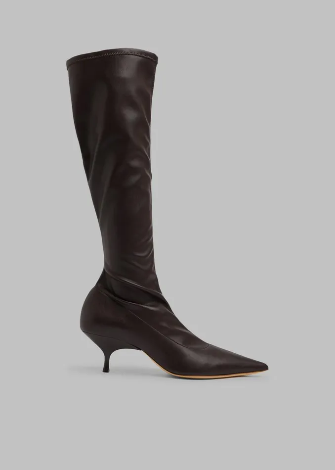 Women Gia Borghini Hera Boots 8211 Ebony The Frankie Shop