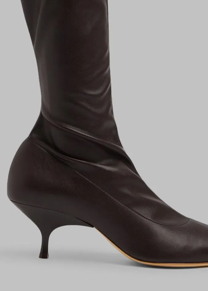 Women Gia Borghini Hera Boots 8211 Ebony The Frankie Shop