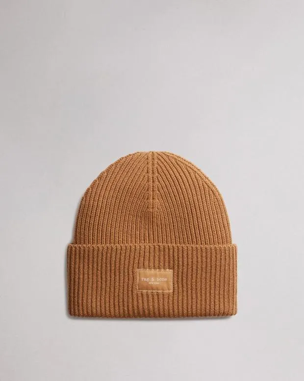 Women Hats and Gloves Rag and Bone Blake Beanie Light Brown
