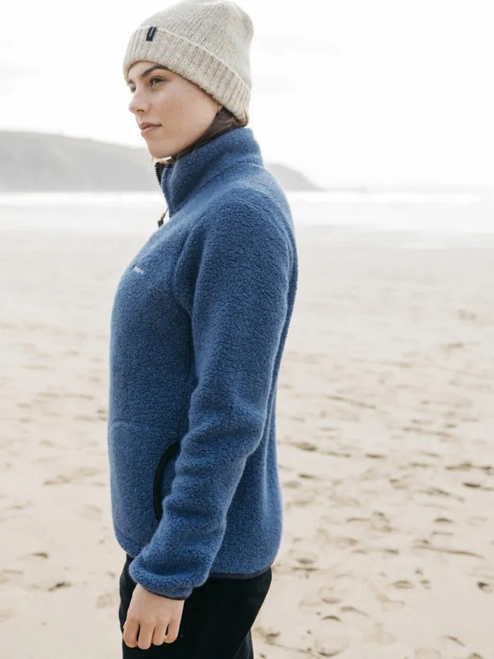 Women Hegen Full Zip Wool Fleece Coastal Fjord Finisterre Fleece