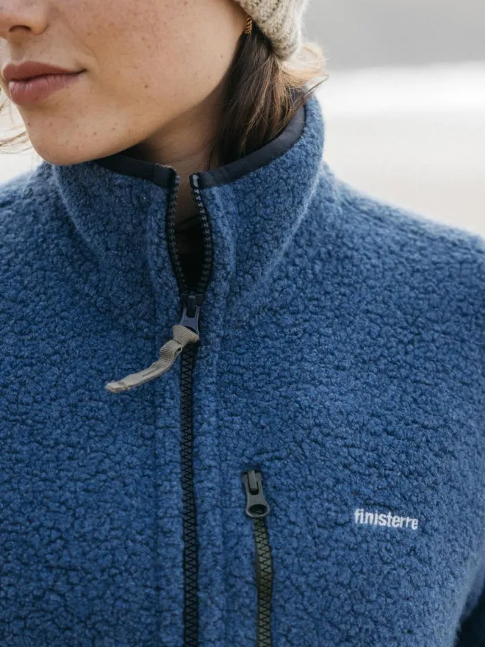 Women Hegen Full Zip Wool Fleece Coastal Fjord Finisterre Fleece