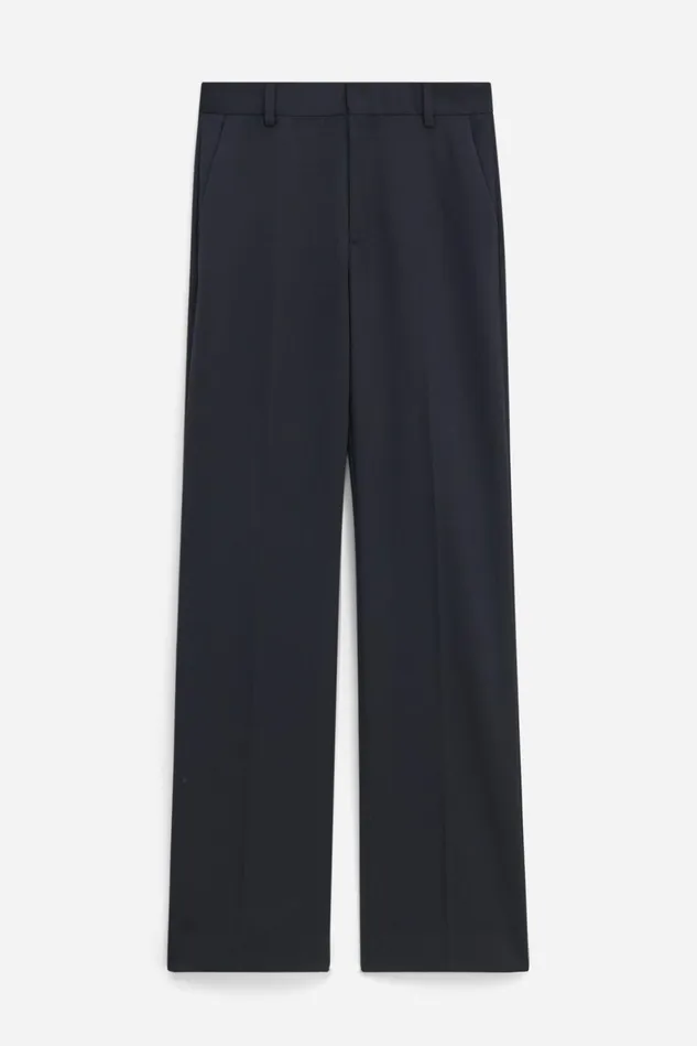 Women High Waist Bootcut Trousers Black Filippa K Tailoring
