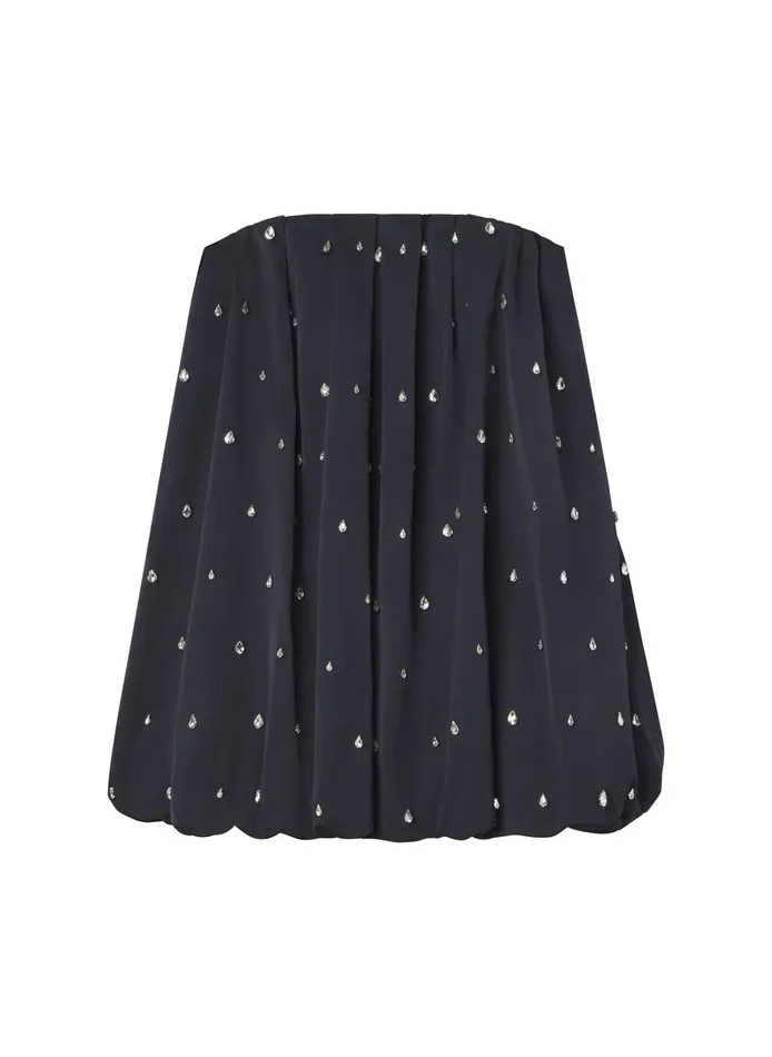 Women Holly Strapless Embellished Mini Dress Navy ALC Dresses