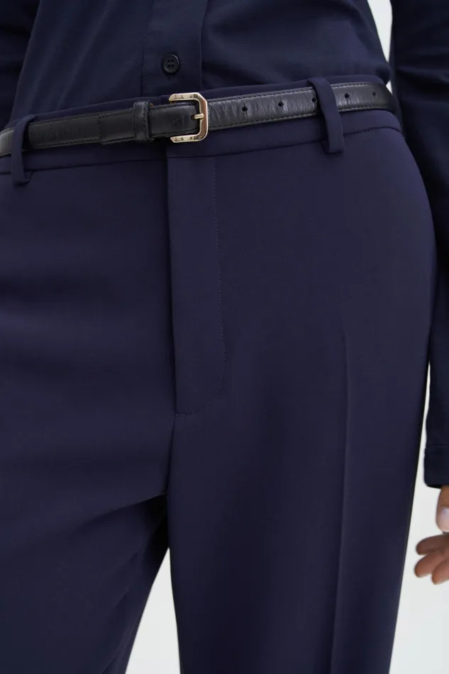 Women Hutton Trousers Navy Filippa K Trousers