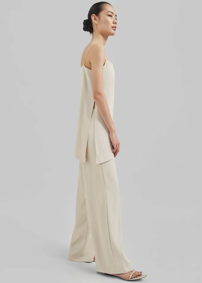Women Imre Tank Top 8211 Beige The Frankie Shop Tops
