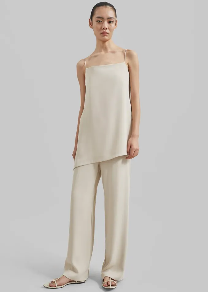 Women Imre Tank Top 8211 Beige The Frankie Shop Tops