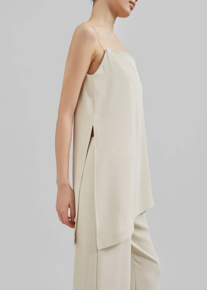 Women Imre Tank Top 8211 Beige The Frankie Shop Tops