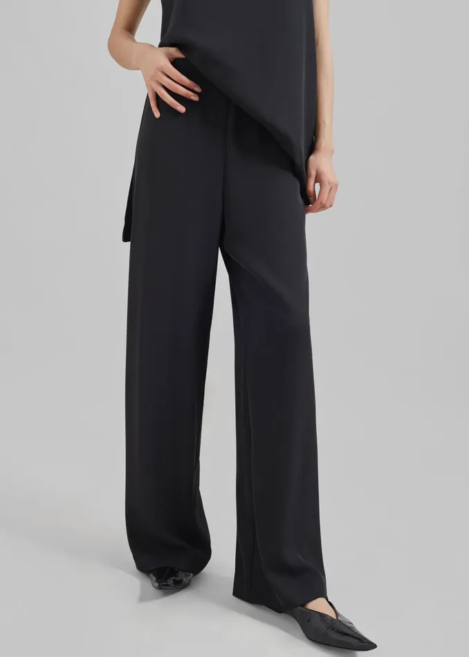 Women Imre Trousers 8211 Black The Frankie Shop Bottoms
