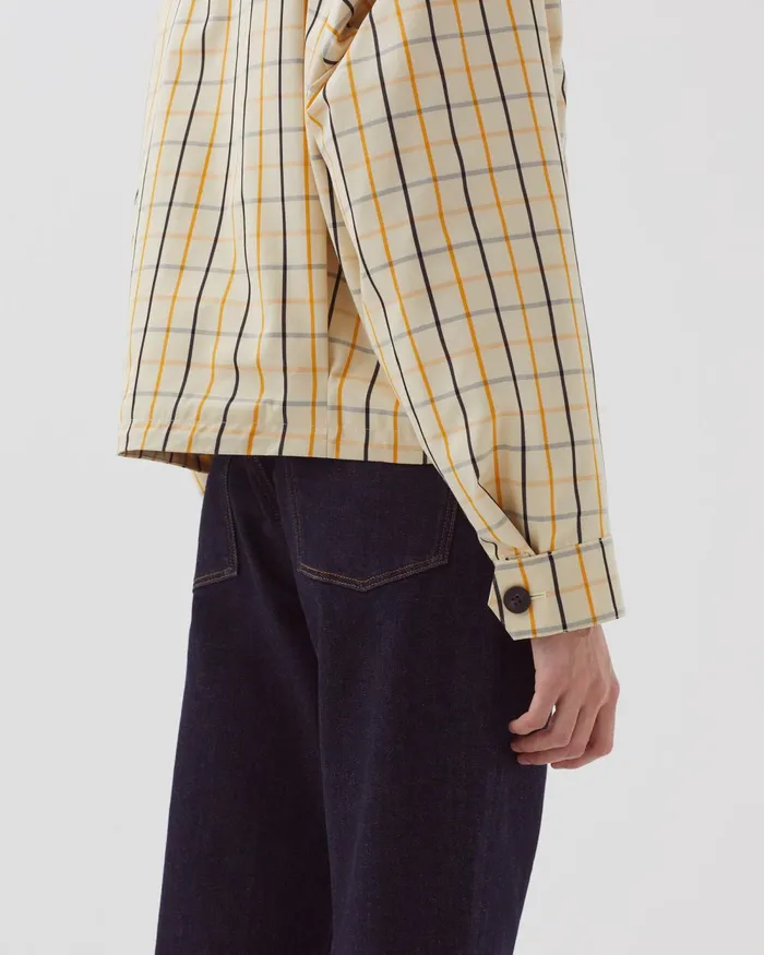 Women Jacket Check Beige Comptoir Des Cotonniers Coats and Jackets
