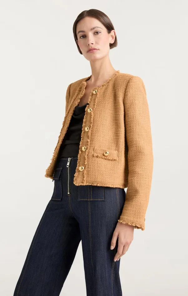 Women Jackets Cinq Sept Christie Jacket Sahara
