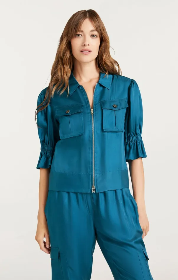 Women Jackets Cinq Sept Holly Jacket Blue Sapphire