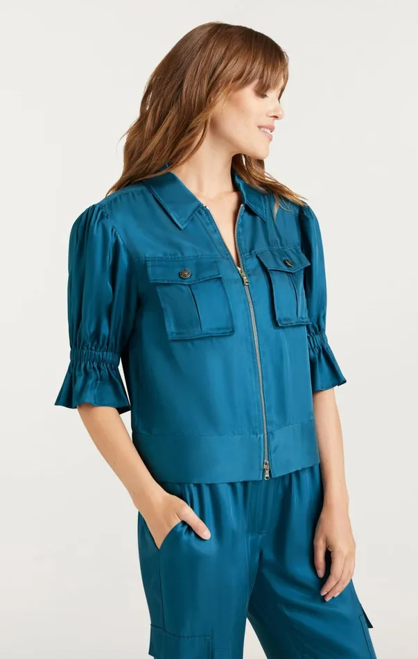 Women Jackets Cinq Sept Holly Jacket Blue Sapphire