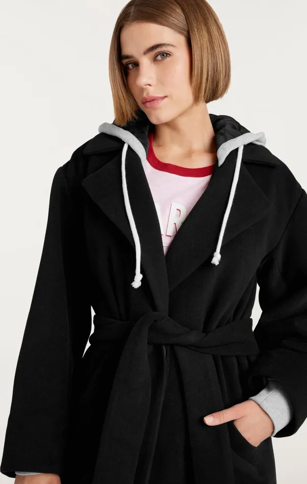 Women Jackets Cinq Sept Vander Coat Blackheather Grey