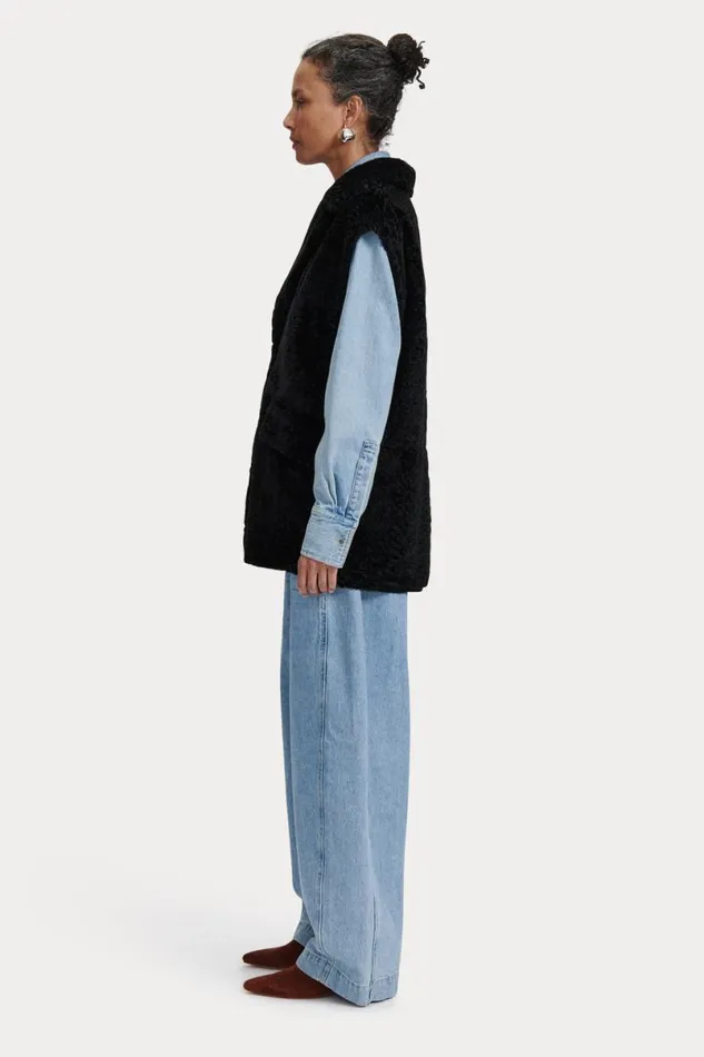 Women Jackets Outerwear Rachel Comey Milton Vest Black Women Jackets Outerwear Rachel Comey Milton Vest Black