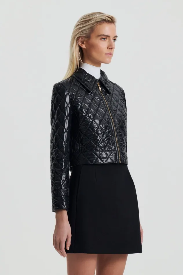 Women Jackets Scanlan Theodore QUILTED JACKET BLACK Women Jackets Scanlan Theodore QUILTED JACKET BLACK