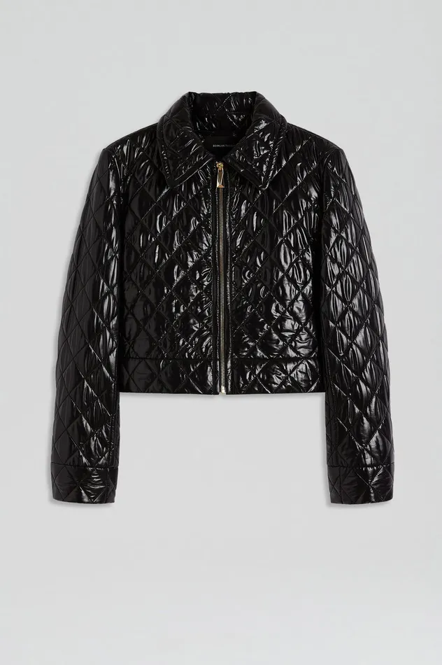 Women Jackets Scanlan Theodore QUILTED JACKET BLACK Women Jackets Scanlan Theodore QUILTED JACKET BLACK