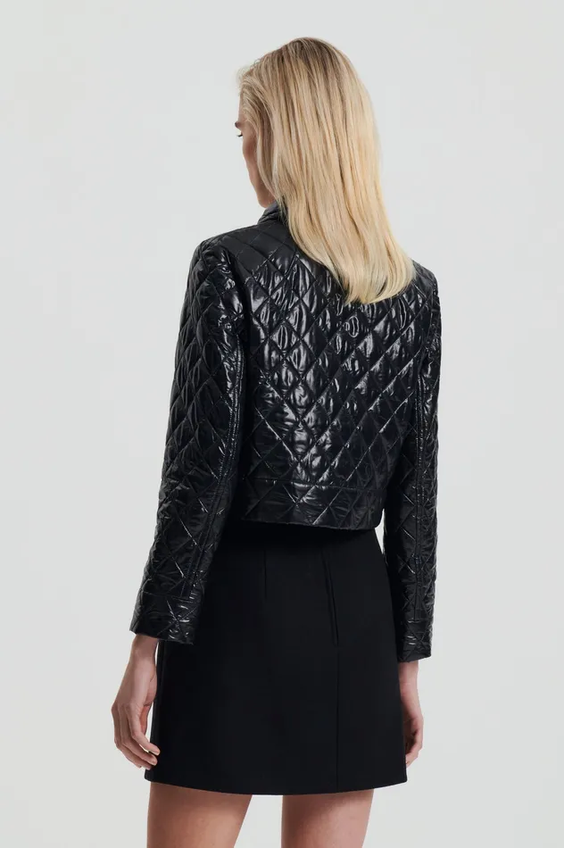 Women Jackets Scanlan Theodore QUILTED JACKET BLACK Women Jackets Scanlan Theodore QUILTED JACKET BLACK