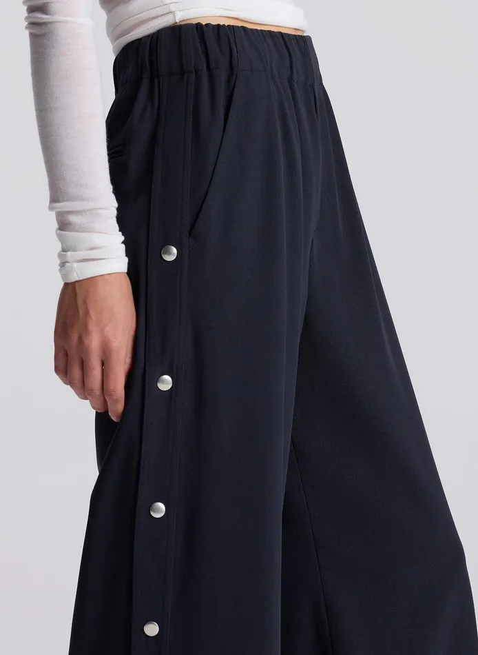 Women Jackson Snap Track Pant Evening Blue ALC Bottoms