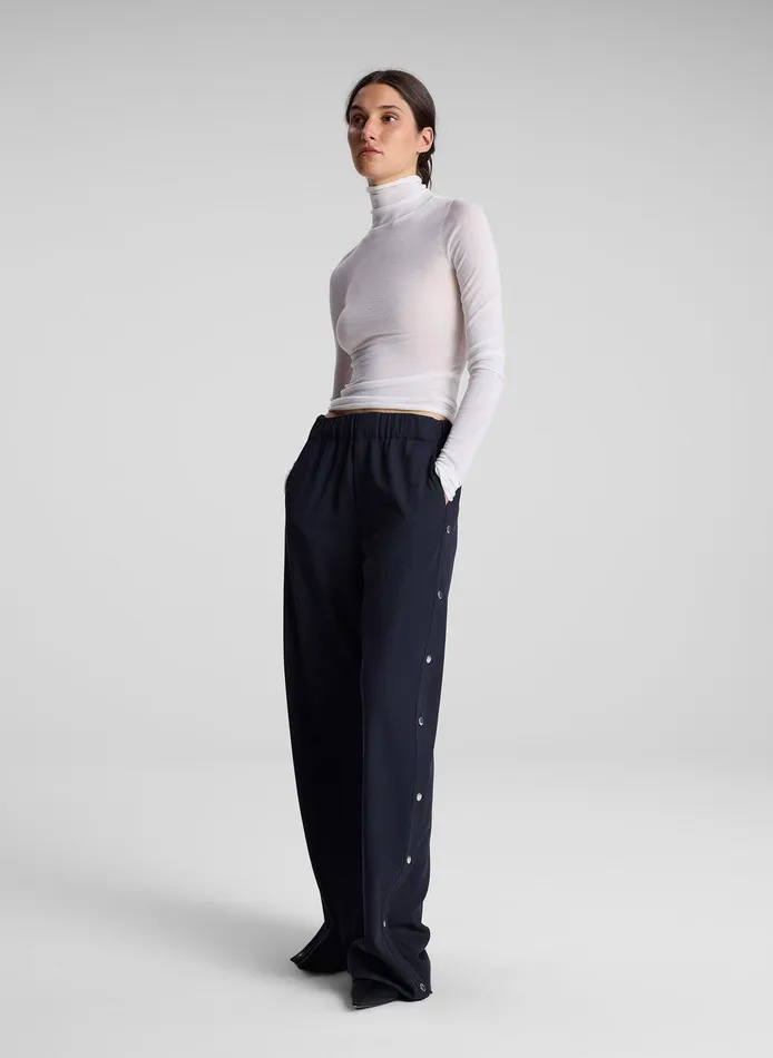 Women Jackson Snap Track Pant Evening Blue ALC Bottoms