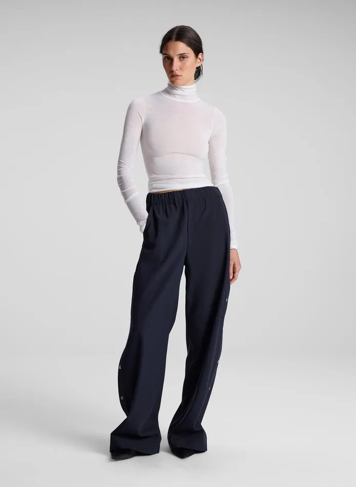 Women Jackson Snap Track Pant Evening Blue ALC Bottoms