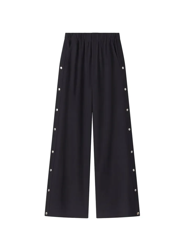 Women Jackson Snap Track Pant Evening Blue ALC Bottoms