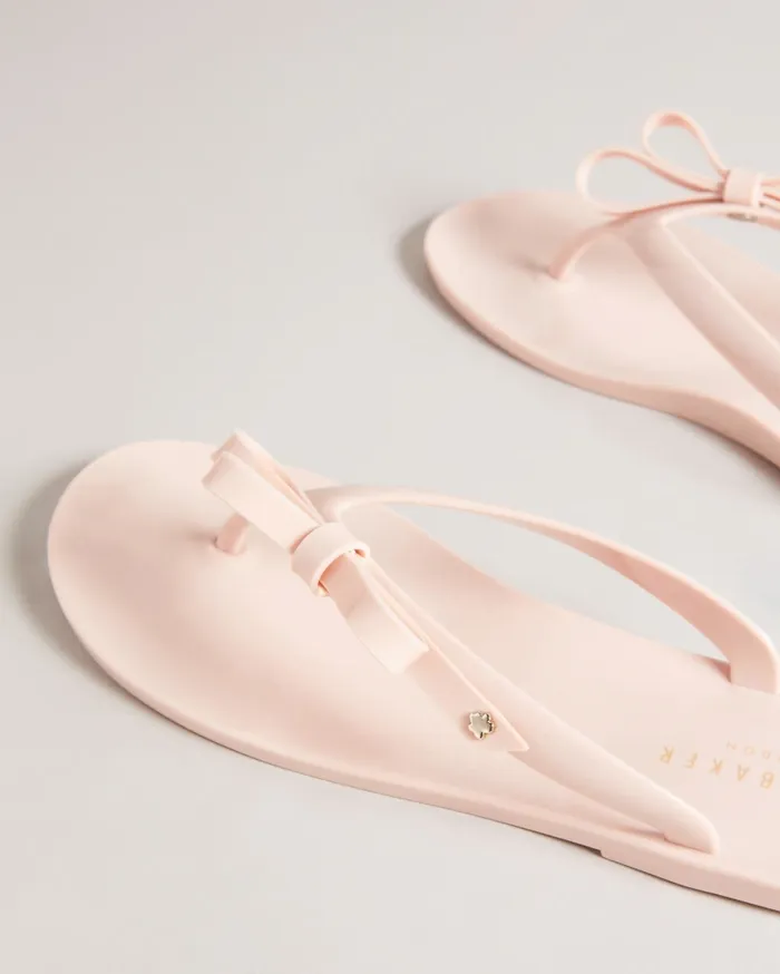 Women JASSEY 8211 Bow Flip Flops Dusky Pink Ted Baker Swimwear and Beachwear Women JASSEY 8211 Bow Flip Flops Dusky Pink Ted Baker Swimwear and Beachwear