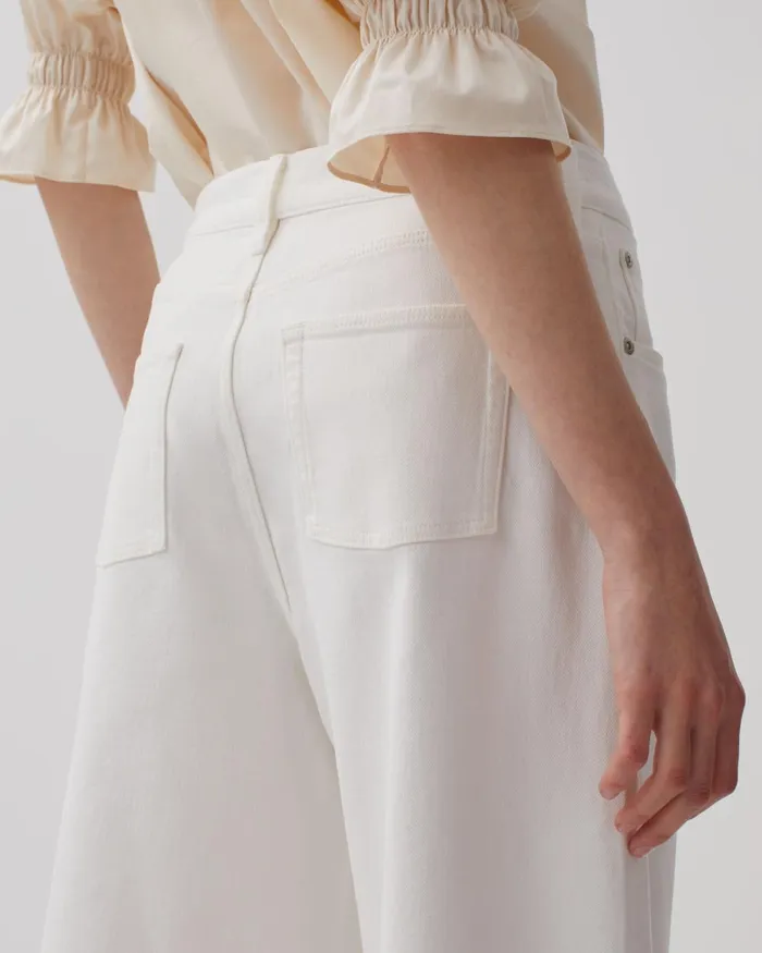 Women Jeanette 8211 Wide Jeans White Comptoir Des Cotonniers Jeans