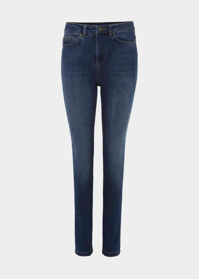 Women Jeans Hobbs Gia Sculpting Jeans Mid Wash