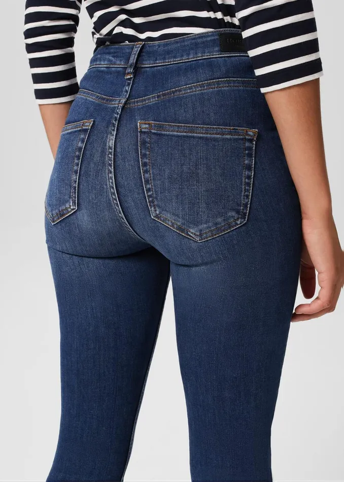 Women Jeans Hobbs Gia Sculpting Jeans Mid Wash