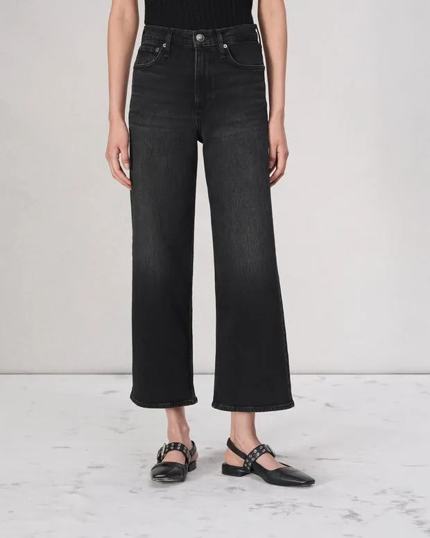 Women Jeans Rag and Bone Andi Ankle WideLeg Jean Vintage Stretch Denim Cornelia