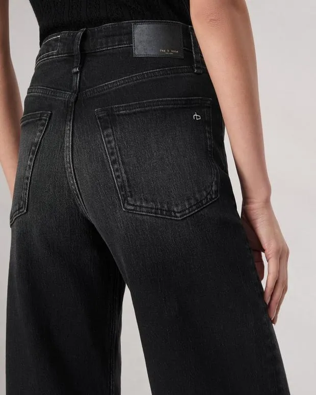 Women Jeans Rag and Bone Andi Ankle WideLeg Jean Vintage Stretch Denim Cornelia