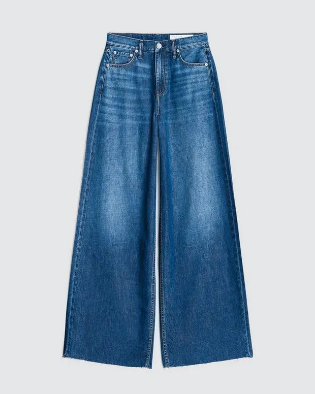 Women Jeans Rag and Bone Featherweight Sofie WideLeg Jean Featherweight Denim Otto