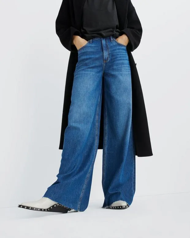 Women Jeans Rag and Bone Featherweight Sofie WideLeg Jean Featherweight Denim Otto