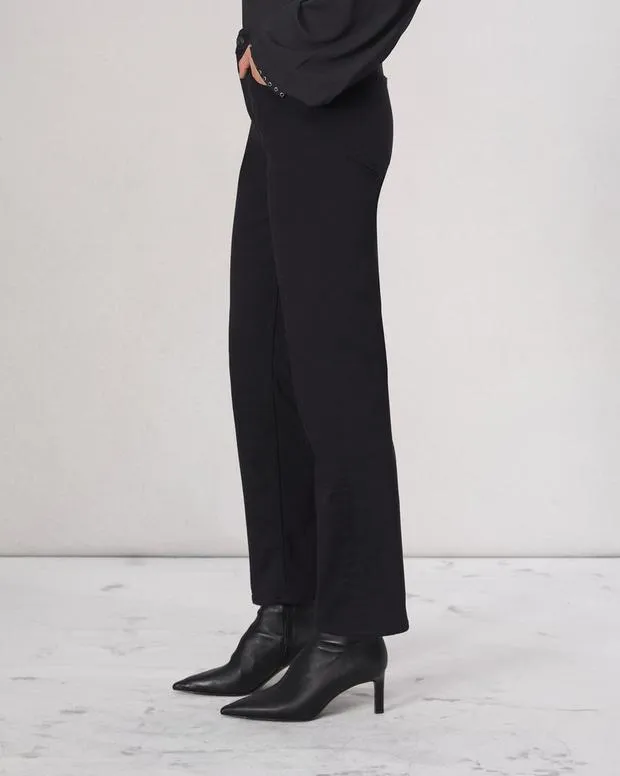Women Jeans Rag and Bone Flexi Harlow Straight Jean Flexi Smooth and Sculpt Denim Black