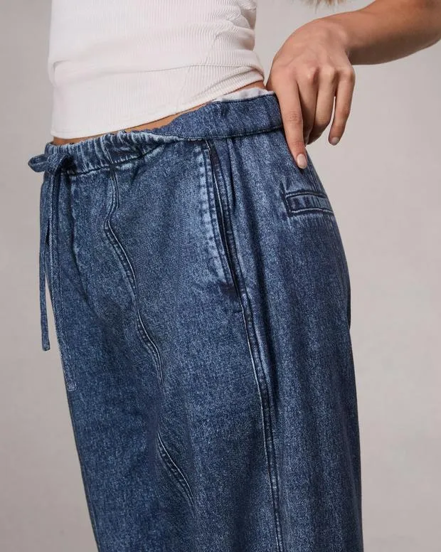 Women Jeans Rag and Bone Miramar Fleece Jordan Pant Cotton Fleece Topaz