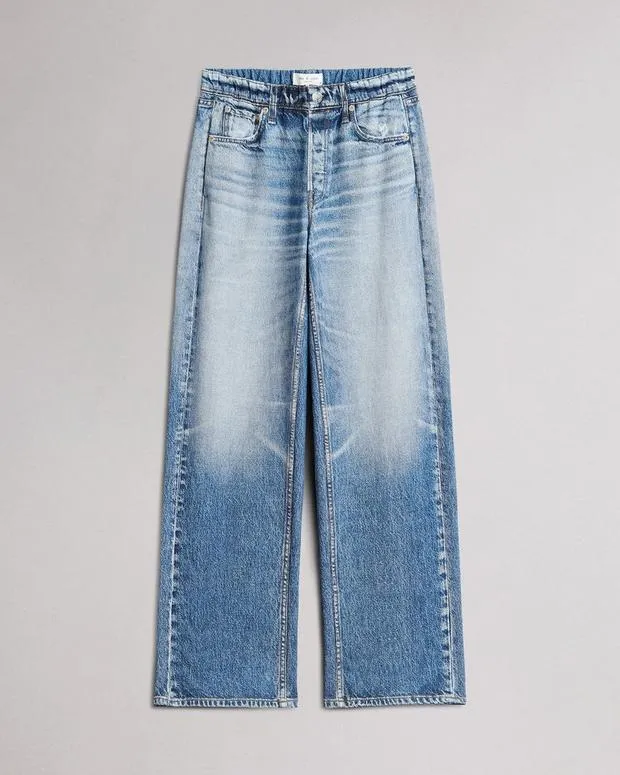 Women Jeans Rag and Bone Miramar Terry WideLeg Pant Cotton Terry Noosa