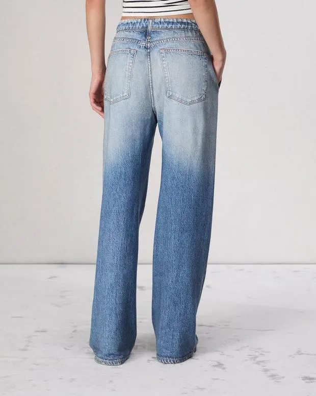 Women Jeans Rag and Bone Miramar Terry WideLeg Pant Cotton Terry Noosa