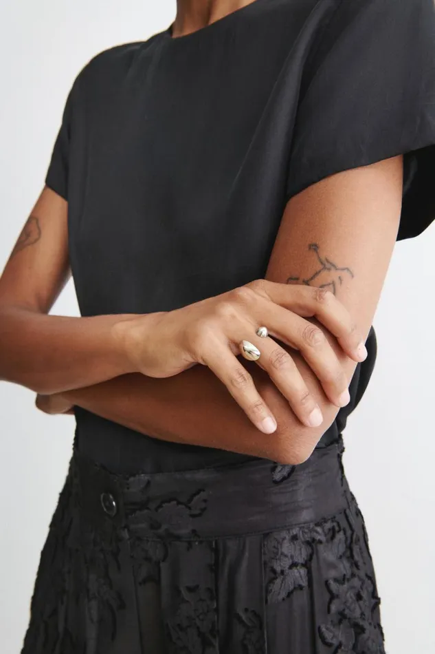 Women Jewelry Rachel Comey Quarry Adron Ring White Bronze