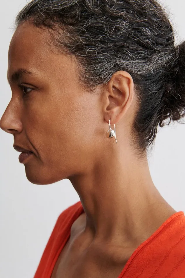 Women Jewelry Rachel Comey Quarry Tumid Earring Pair Silver