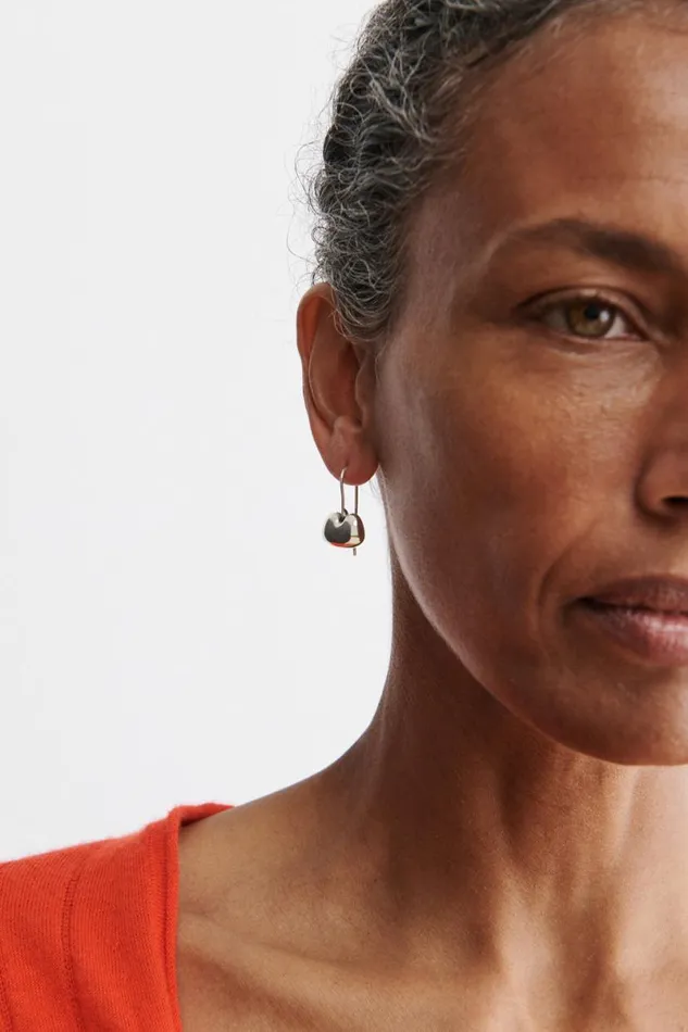 Women Jewelry Rachel Comey Quarry Tumid Earring Pair Silver