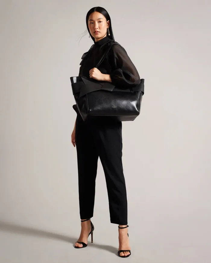 Women JIMMA 8211 PU Large Tote Bag Jetblack Ted Baker Tote Bags Women JIMMA 8211 PU Large Tote Bag Jetblack Ted Baker Tote Bags