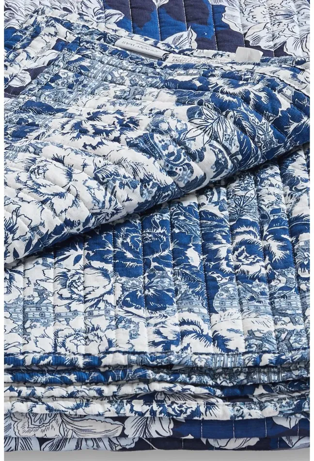 Women Johnny Was Bedding Filo Reversible Quilt Queen Filo