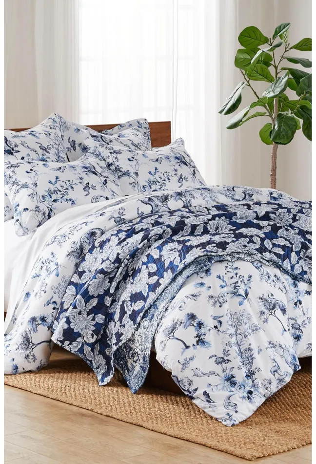 Women Johnny Was Bedding Filo Reversible Quilt Queen Filo