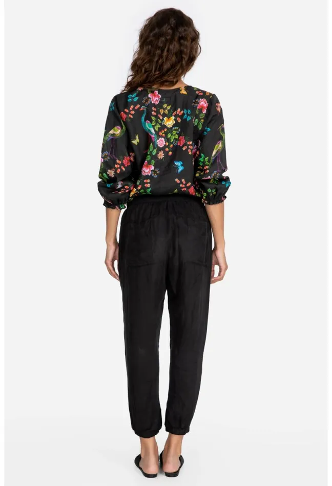 Women Johnny Was Bottoms Alice Jogger Black