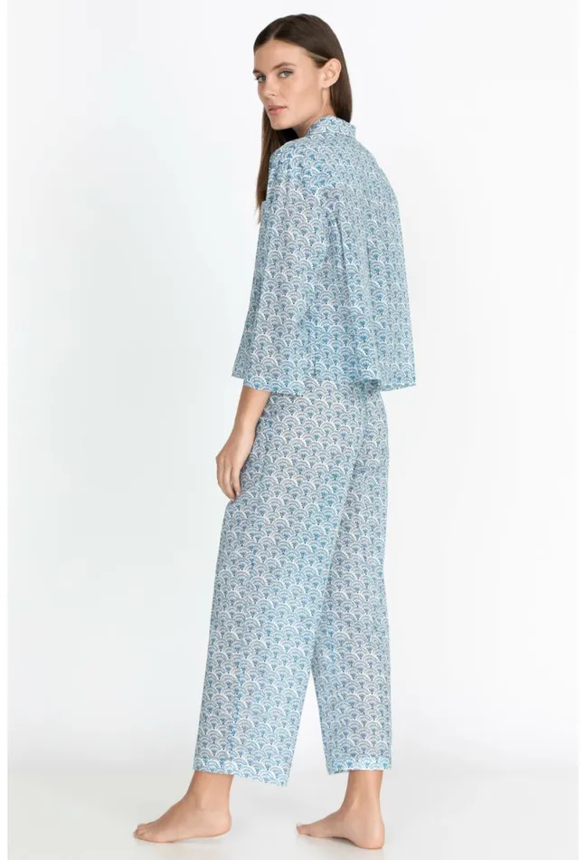 Women Johnny Was Bottoms Drawstring Sleep Pant Multi