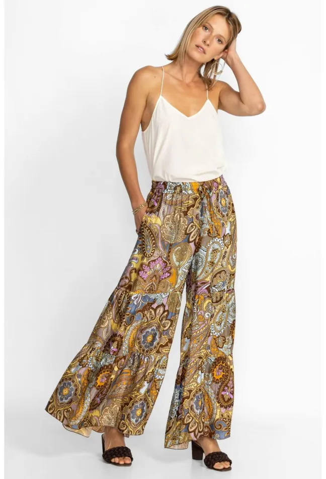 Women Johnny Was Bottoms Sandalwood Viola Pant Multi