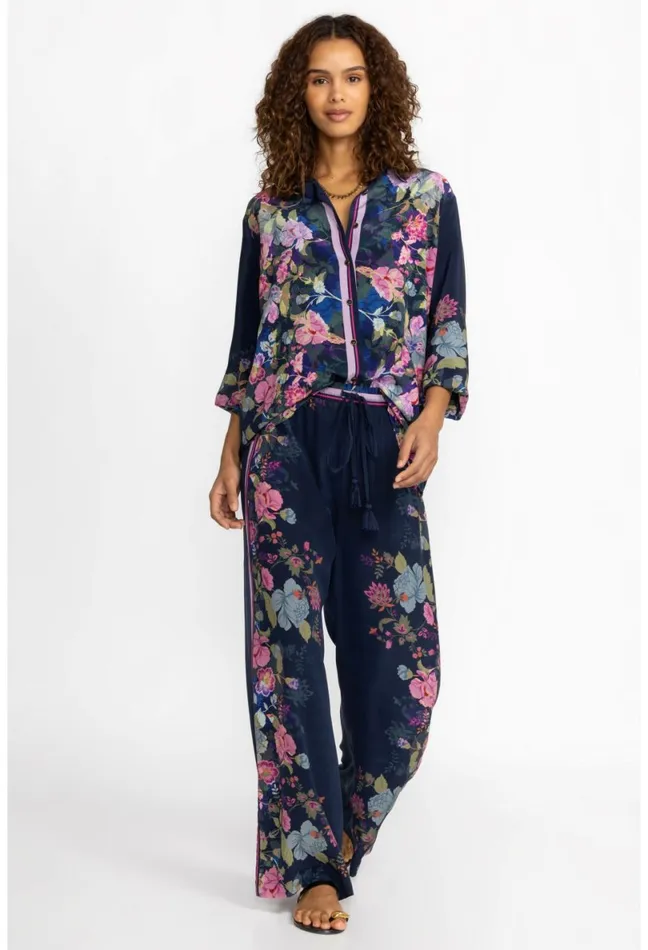 Women Johnny Was Bottoms Valeria Silk Easy Pant Valeria