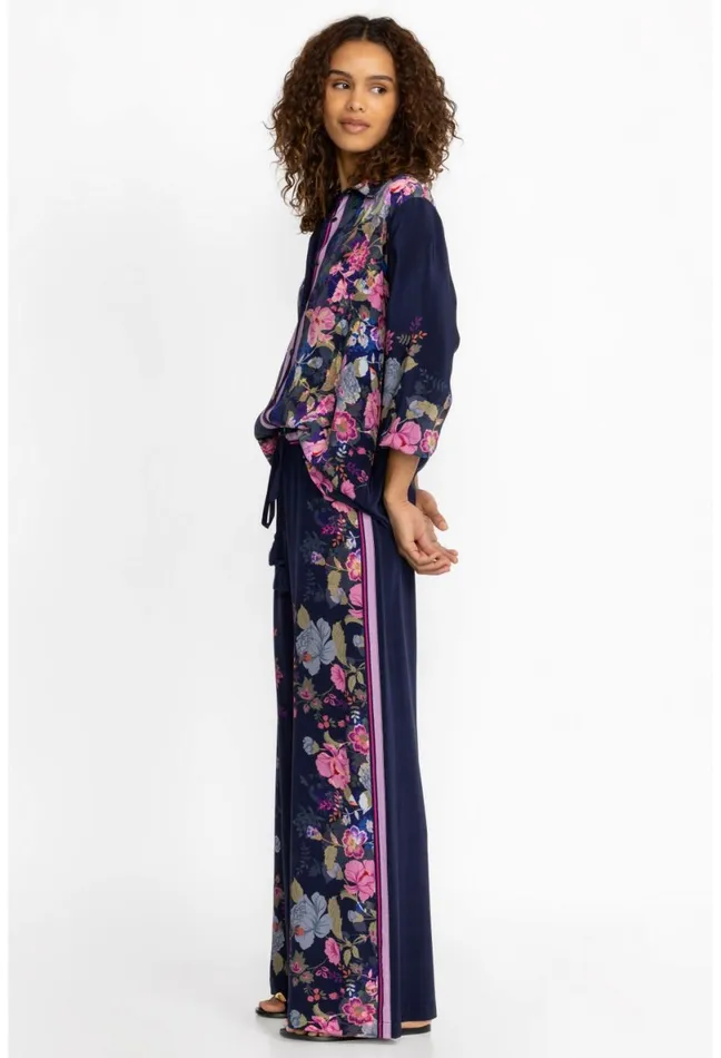 Women Johnny Was Bottoms Valeria Silk Easy Pant Valeria