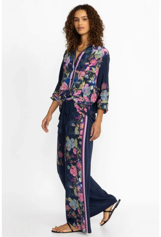 Women Johnny Was Bottoms Valeria Silk Easy Pant Valeria