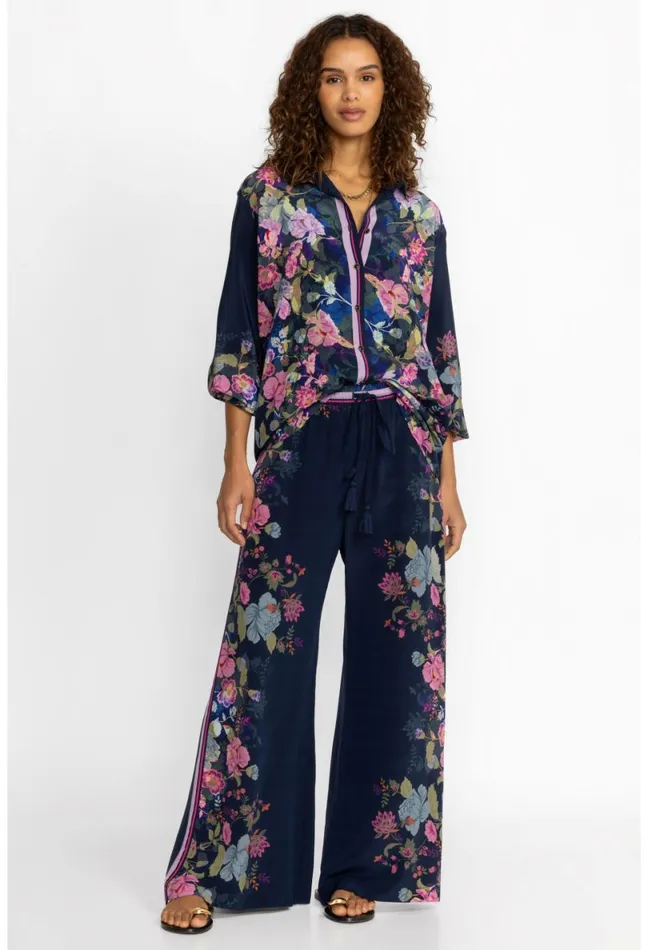 Women Johnny Was Bottoms Valeria Silk Easy Pant Valeria